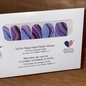 “Ultraviolet Agate” Color Street, 100% Nail Polish Strips, Purple